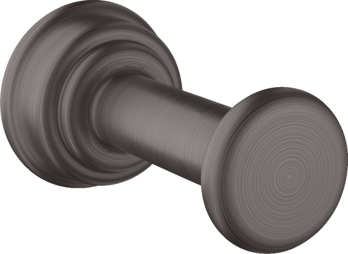 Купить купить крючок одинарный axor montreux матовый черный, хром арт. 42137340