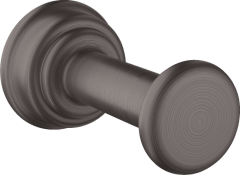 Крючок одинарный AXOR Montreux матовый черный, хром арт. 42137340