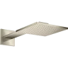 Купить купить верхний душ axor showersolutions, с держателем, 250x250 мм, 1 jet, полированный никель арт. 35306830