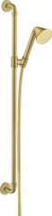 Душевой набор AXOR Showers/Front 0,90 м, с ручным душем 85 1jet EcoSmart, матовая латунь арт. 26023950