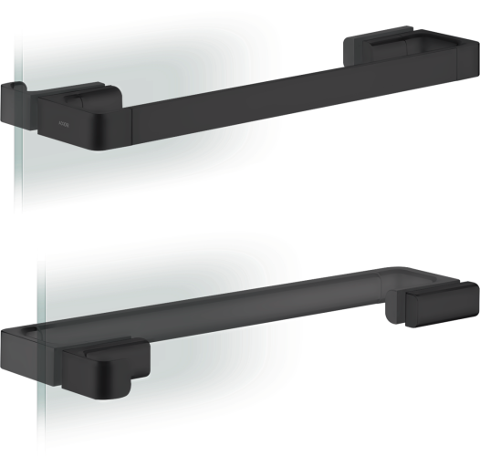 Купить купить ручка для двери душевой axor universal softsquare 444 мм, матовый черный арт. 42837670