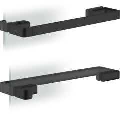 Ручка для двери душевой AXOR Universal Softsquare 444 мм, матовый черный арт. 42837670