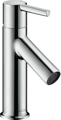 Купить купить смеситель для маленькой раковины axor starck с высотой излива 80 мм со сливным гарнитуром, хром арт. 10102000