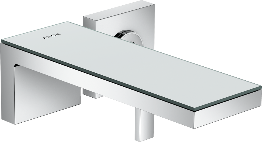 Купить купить смеситель для раковины axor myedition настенный с изливом 221 мм, зеркальный, хром арт. 47060000