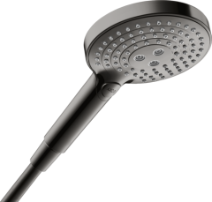 Ручной душ AXOR ShowerSolutions 120 3jet, полированный черный, хром арт. 26050330