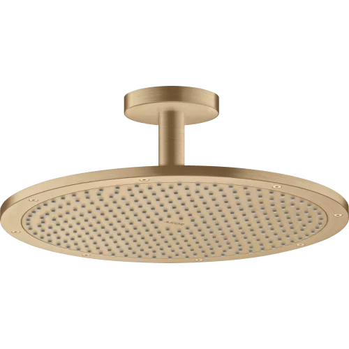 Купить купить верхний душ axor showersolutions, 350, 1 jet, потолочным подсоединением, шлифованная бронза арт. 26035140