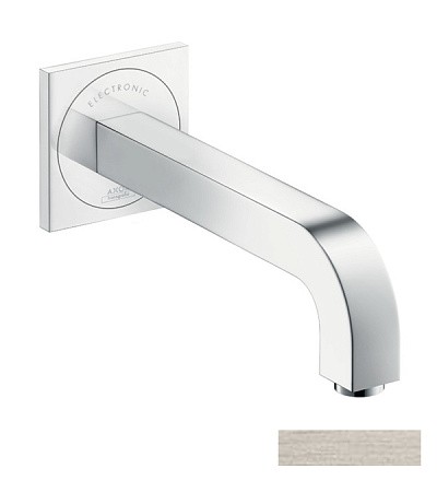 Купить купить электронный смеситель настенный axor citterio с изливом 221 мм, сталь арт. 39118800