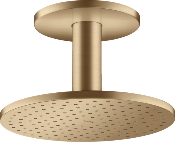 Купить купить верхний душ axor showersolutions 250 2jet, с потолочным подсоединением, матовая бронза арт. 35297140