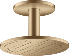 Верхний душ AXOR ShowerSolutions 250 2jet, с потолочным подсоединением, матовая бронза арт. 35297140