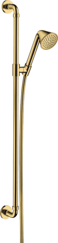 Купить купить душевой набор axor showers/front 0,90 м, с ручным душем 85 1jet ecosmart, полированное золото арт. 26023990