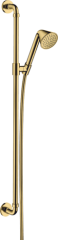 Душевой набор AXOR Showers/Front 0,90 м, с ручным душем 85 1jet EcoSmart, полированное золото арт. 26023990