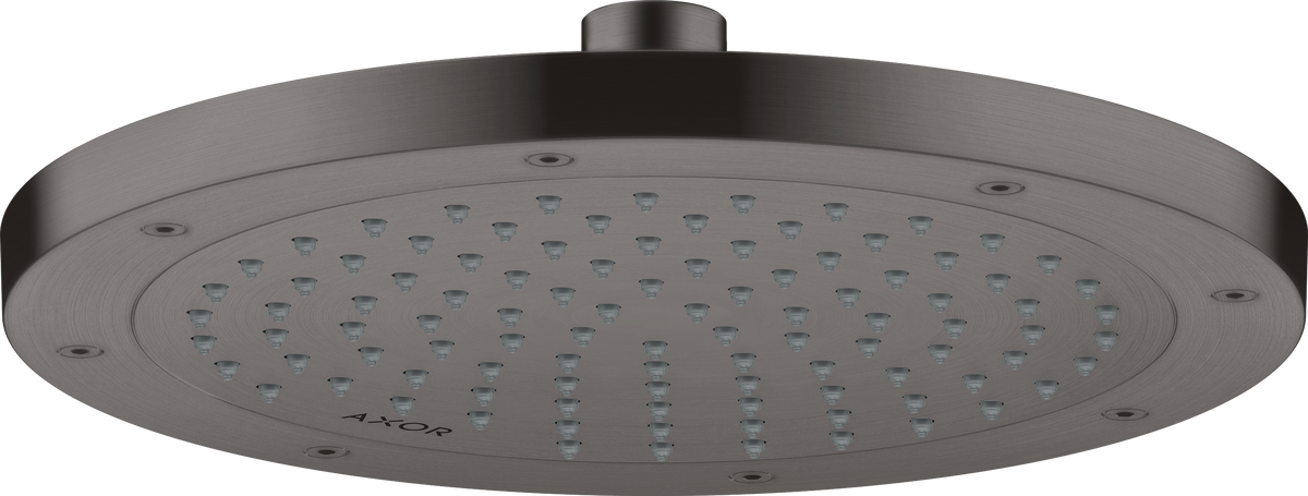 Купить купить верхний душ axor showersolutions 245 1jet ecosmart+, матовый черный, хром арт. 35389340